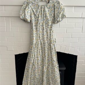 Floral Puff Sleeve Dress